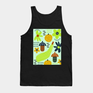 Colorful veggies and flowers Tank Top